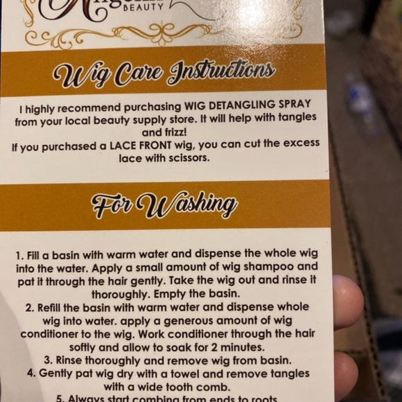 Synthetic lace front wig - Picture 6 of 6